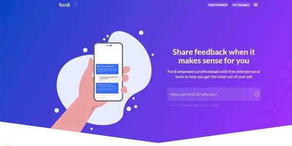 Screenshot of Fordi AI