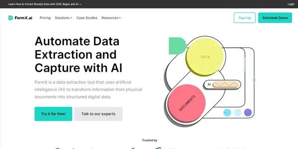 Screenshot of FormX.ai