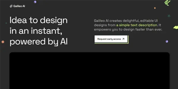 Screenshot of Galileo AI