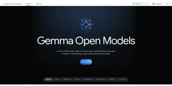 Screenshot of Gemma by Google