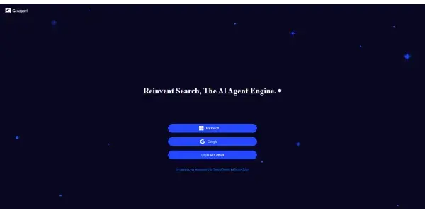 Screenshot of Genspark
