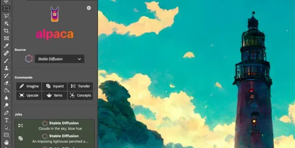 Screenshot of GetAlpaca