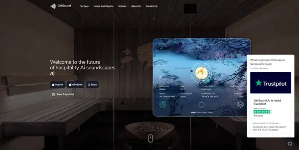 Screenshot of Getsound