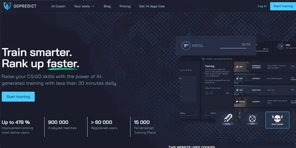 Screenshot of GGPredict