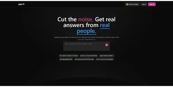 Screenshot of GigaBrain