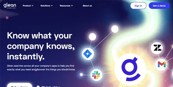 Screenshot of Glean