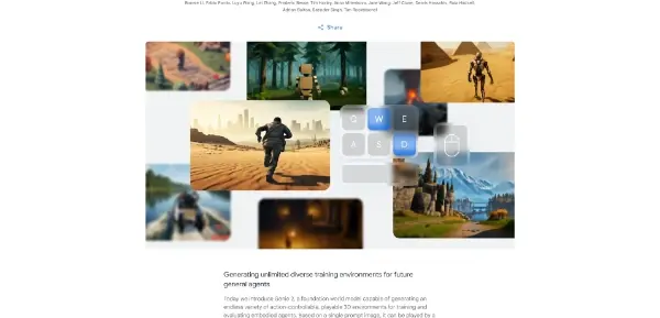 Screenshot of Google Genie 2
