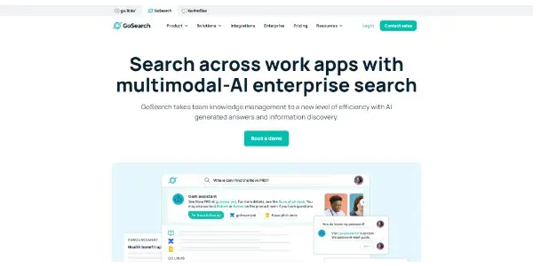 Screenshot of GoSearch AI