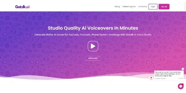 Screenshot of Gotalk.ai