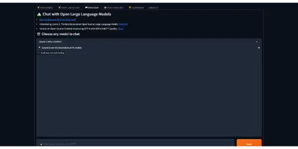 Screenshot of GPT2-chatbot