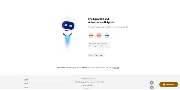 Screenshot of GPTConsole