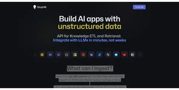 Screenshot of Graphlit
