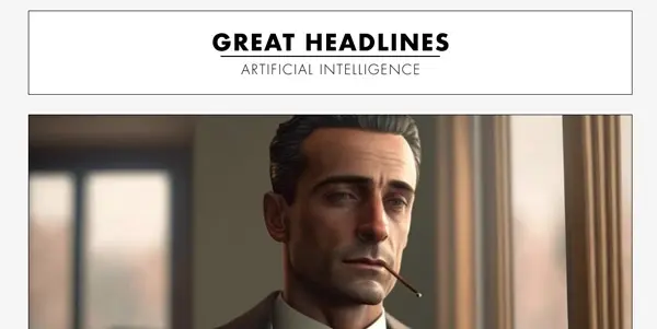 Screenshot of Great Headlines