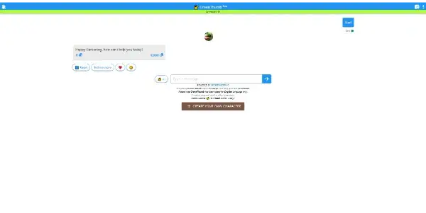 Screenshot of GreenThumb