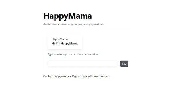 Screenshot of Happy Mama