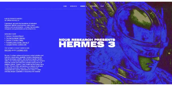 Screenshot of Hermes 3