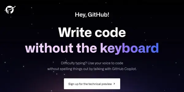 Screenshot of Hey, GitHub