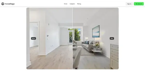 Screenshot of HomeStage