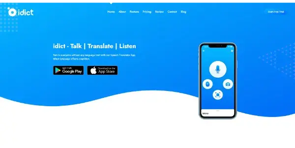 Screenshot of idict