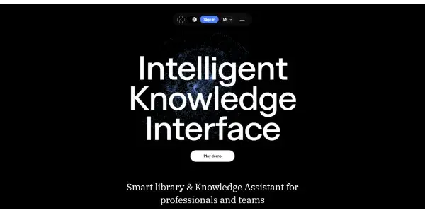 Screenshot of IKI AI