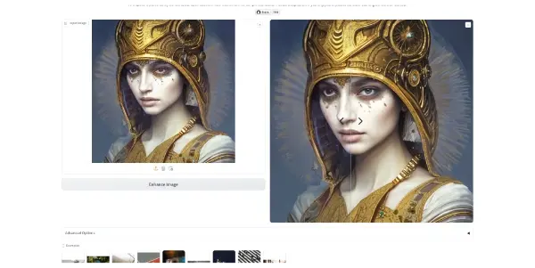 Screenshot of Image Enhancer Refiners