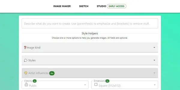 Screenshot of Image Maker