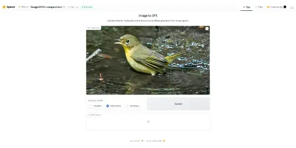 Screenshot of Image2SFX