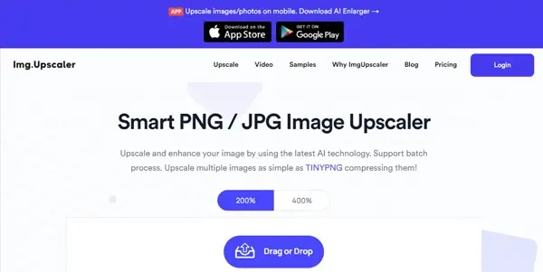 Screenshot of Img Upscaler