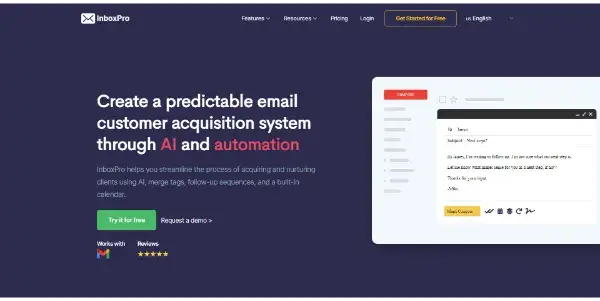 Screenshot of InboxPro