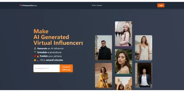 Screenshot of InfluencerFarm