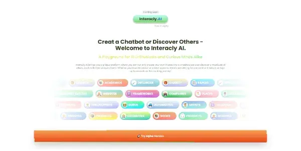 Screenshot of Interacly AI
