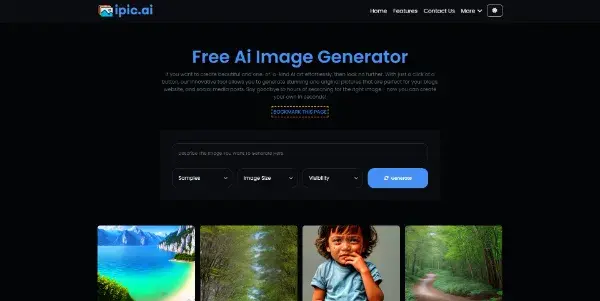 Screenshot of Ipic AI
