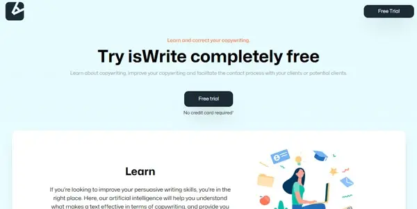Screenshot of isWrite
