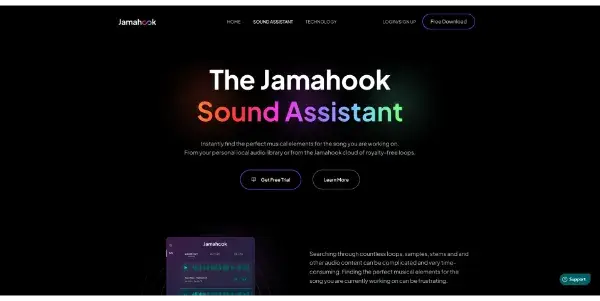 Screenshot of Jamahook