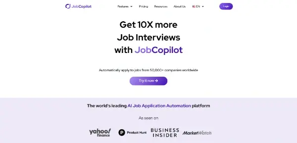 Screenshot of JobCopilot