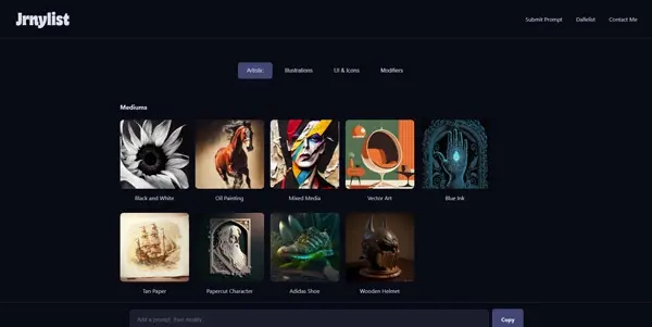 Screenshot of Jrnylist