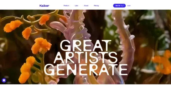 Screenshot of Kaiber Superstudio