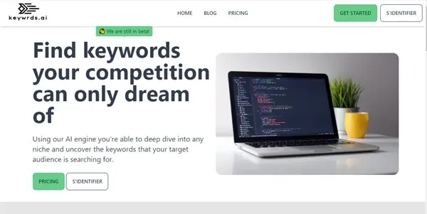 Screenshot of Keywrds AI