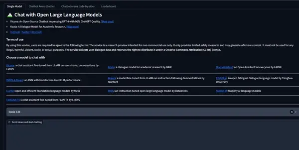Screenshot of Koala AI