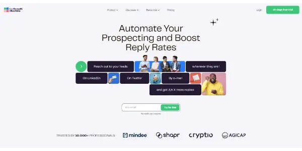 Screenshot of La Growth Machine