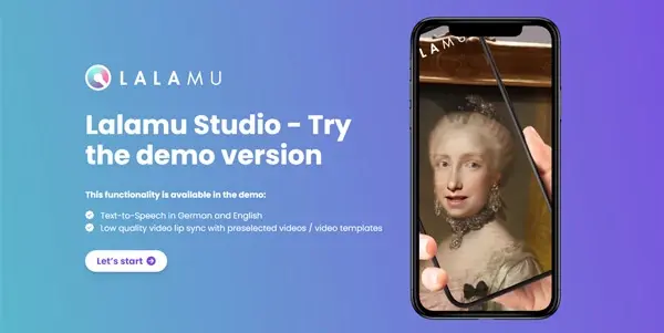 Screenshot of Lalamu Studio