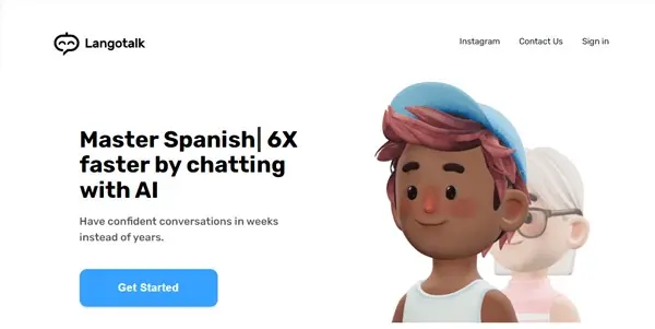 Screenshot of LangoTalk