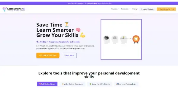 Screenshot of LearnSmarter.ai