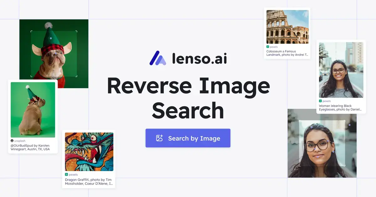 Screenshot of Lenso.ai