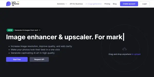 Screenshot of Let’s Enhance