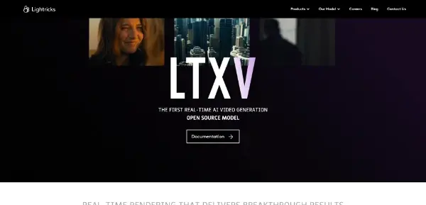 Screenshot of Lightricks LTXV