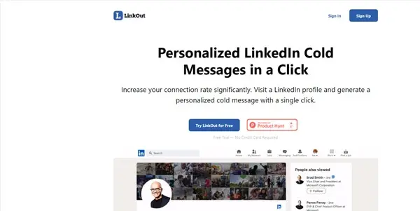 Screenshot of LinkOut