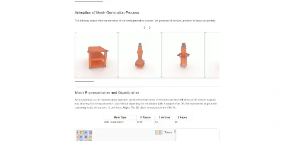 Screenshot of LLaMA-Mesh