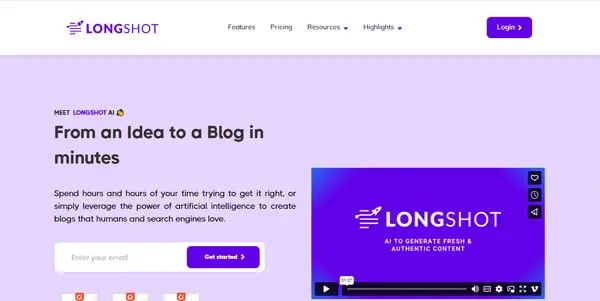 Screenshot of LongShot