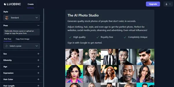 Screenshot of Lucidpic